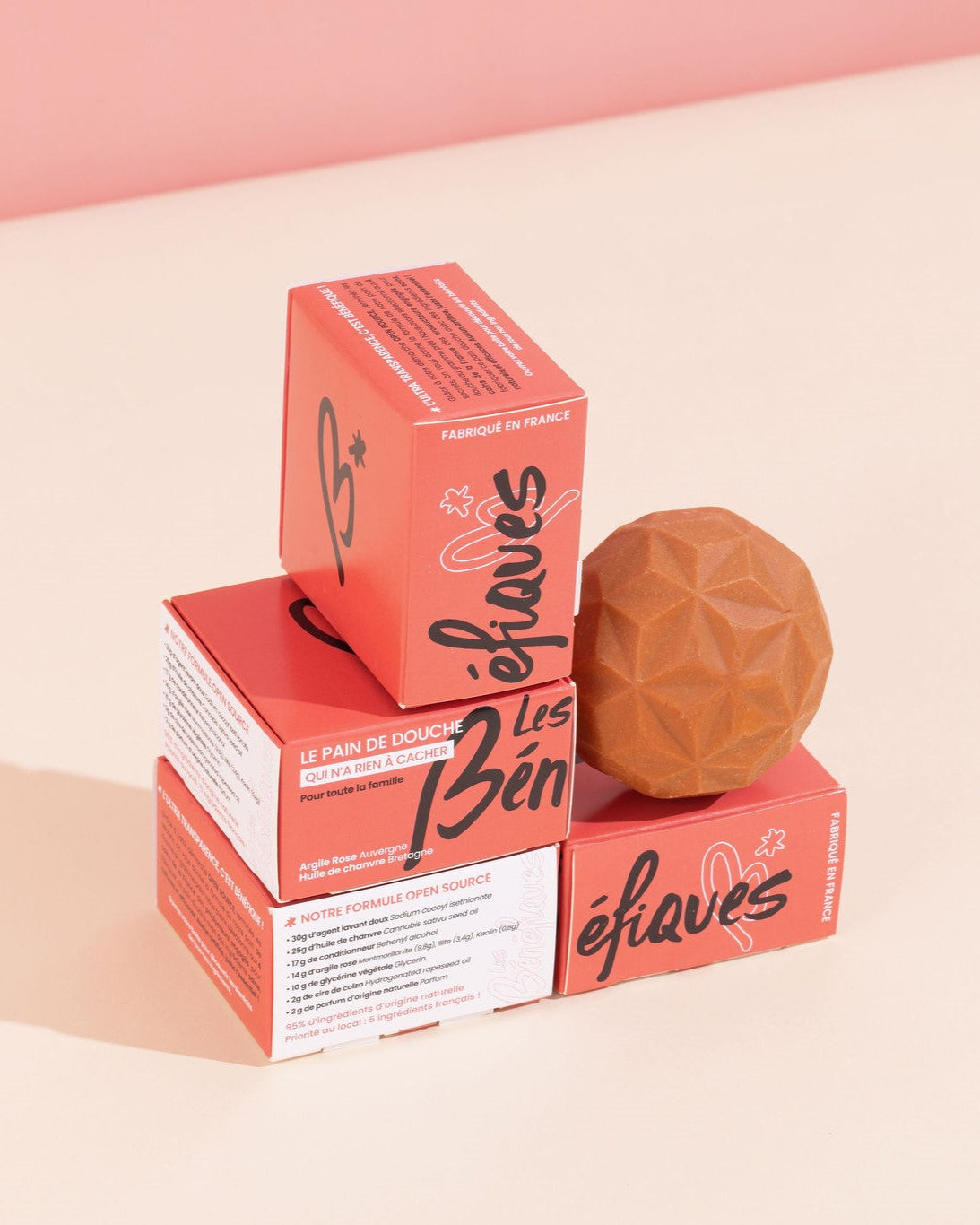 Le pain de douche + porte savon aimanté