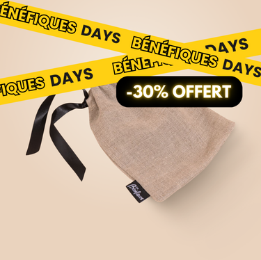 Pochon ruban en lin de Normandie